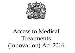 The front page of the Access to Medical Treatments Act 2016