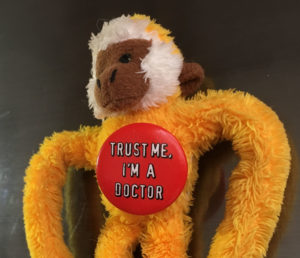 The GMC failing to protect patients: Fridge Monkey wears badge saying "trust me I'm a doctor"