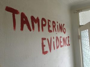Tampering Evidence - Stopdefamation.net Art for Evidence