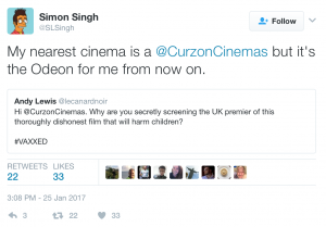 Vaxxed - Simon Singh piles on to blur distinction between private and secret