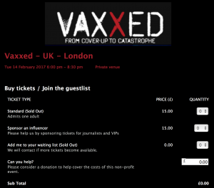 Andy Lewis and skeptics cross free-speech line to prevent private showing of Vaxxed