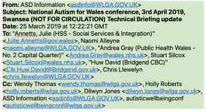 Wales Integrated Autism Service - The Gift of Discrimination - ANM